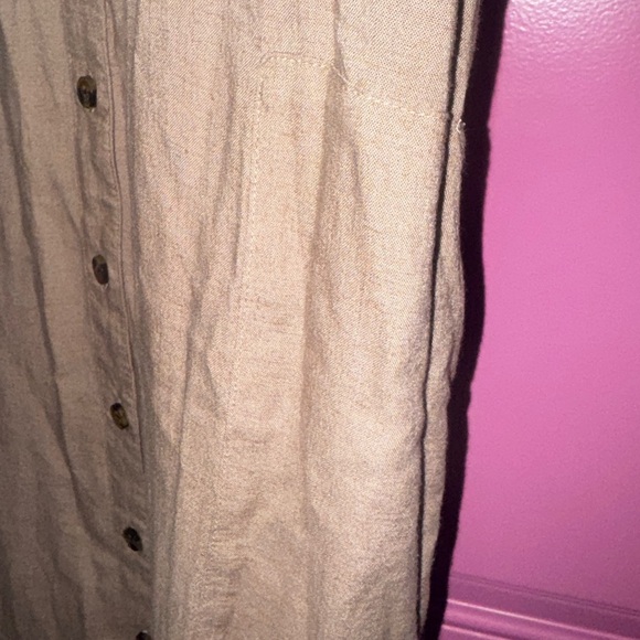 Sonoma Tan Button-Up Dress - Picture 3 of 4